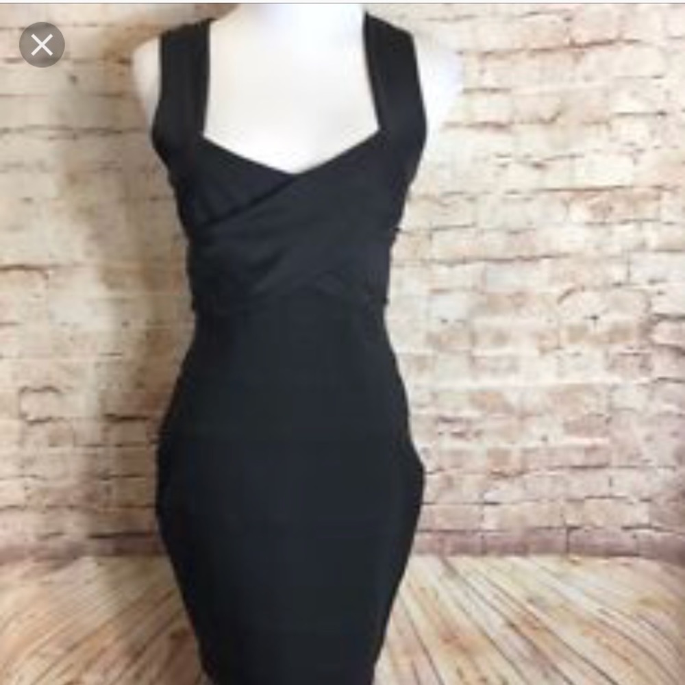 Classic Black Sheath Dress - Women